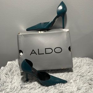 Aldo shoes color blue petrol size 6 New